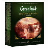 Чай Greenfield English Edition черный, 100  индив. фольгиров. пак/упак